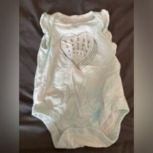Gap Organically Grown Cotton Daddy Onesie